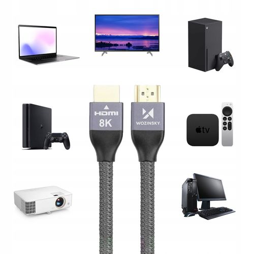 Kabel HDMI - HDMI WOZINSKY 5 m na Arena.pl