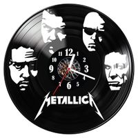 Zegar ścienny z płyty winylowej Metallica 35.14