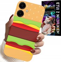 ETUI DO SAMSUNG GALAXY A06 5G - CASE BURGER CHEESEBURGER OBUDOWA PREZENT