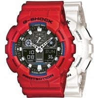 ZESTAW G-SHOCK GA-100B-7AER CZERWONY CZERWONY
