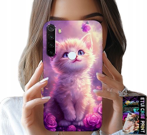 ETUI DO XIAOMI NOTE 8T - SŁODKI KOTEK, KOT, WZORY ZE ZWIERZĘTAMI na Arena.pl