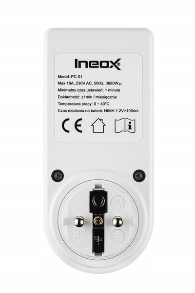 Elektroniczny Programator Czasowy Timer Włącznik Wyłącznik Ineox PC-01 zdjęcie 3