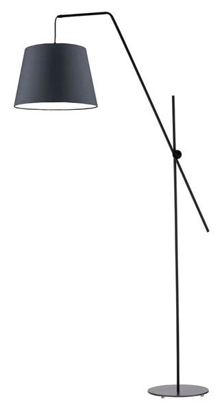 Czarna lampa stojąca na wysięgniku do czytania VIGO zdjęcie 1