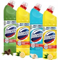 DOMESTOS PRZEDŁUŻONA MOC PŁYN WYBIELAJĄCY DO CZYSZCZENIA WC ZESTAW 4x 750ml
