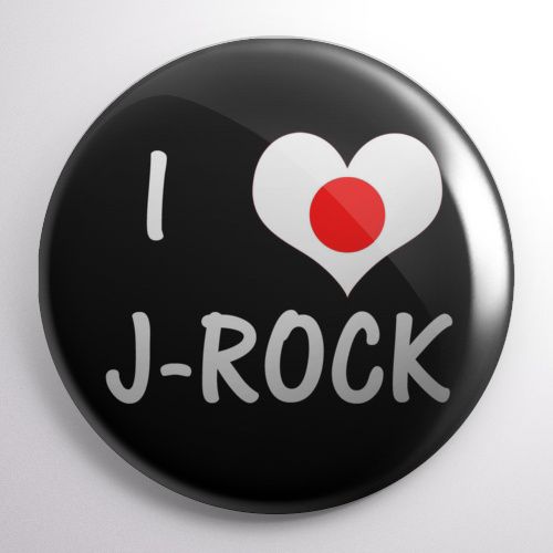 Przypinka I ♥ J-ROCK na Arena.pl