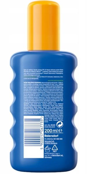 Balsam do opalania Nivea Sun Protect & Moisture 30 SPF 200 ml zdjęcie 2