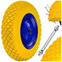 KÓŁKO DO TACZKI KOŁO DO TACZKI PEŁNE Koło do taczki Bezdętkowe 4.00-8 PU