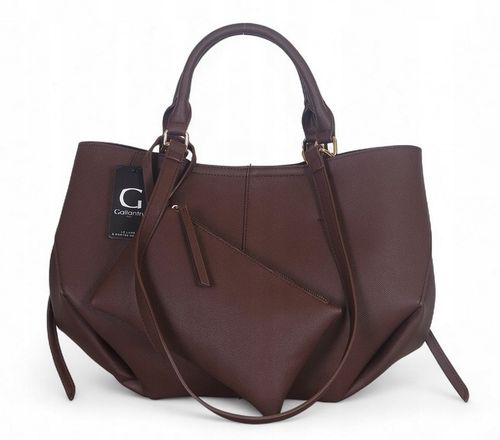 Gallantry Paris Genialna czekoladowa torebka shopper Łódka Pola Portfelik na Arena.pl