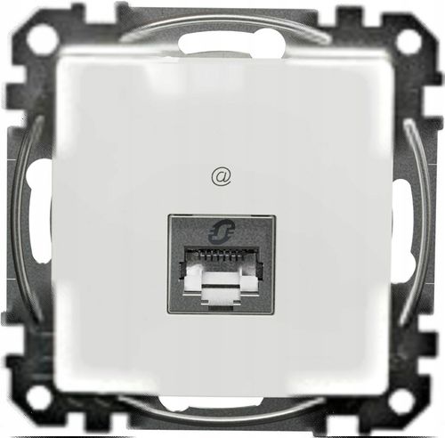 Sedna Design Gniazdo komp RJ45 kat.5e STP biały zdjęcie 5