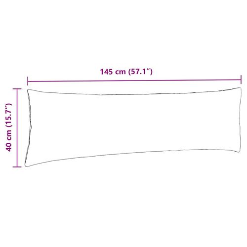 Poduszki na sofę 2 pcs Niebieski 145 x 40 cm tkanina na Arena.pl