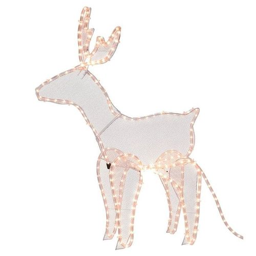 Renifer z Saniami 504 Led Zewnętrzny XXL ZAPRZĘG 230V Świecący Jelonek na Arena.pl