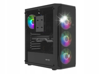 Obudowa Fury SHOBO SH4F RGB ATX Midi Tower z oknem czarna