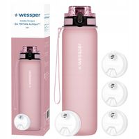 Wessper B4 butelka filtrująca bidon na wodę 500 ml tritan + 4x filtr