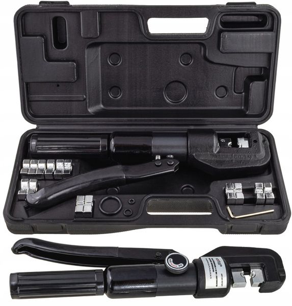 ZACISKARKA PRASKA HYDRAULICZNA DO KABLI 4-70 MM MOCNA HARTOWANE MATRYCE zdjęcie 1