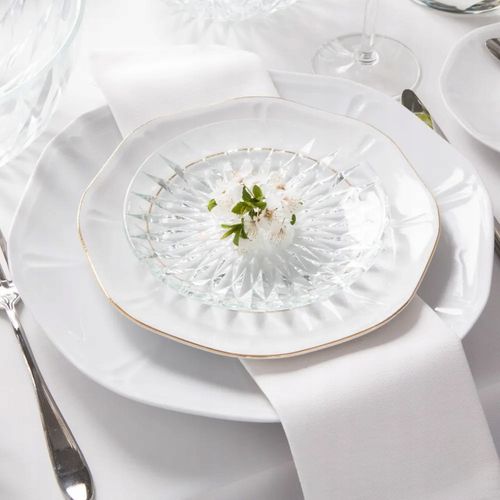 Talerze deserowe szklane talerzyki Altom Design Stella 15cm zestaw 12 sztuk na Arena.pl