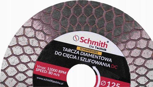 TARCZA DIAMENTOWA DO CIĘCIA GRESU PŁYTEK 125MM PRO DO FAZOWANIA 45 STOPNI na Arena.pl