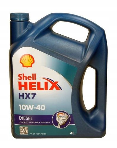 OLEJ SHELL 10W-40 HELIX DIESEL / HX7 4L na Arena.pl