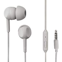 THOMSON słuchawki przewodowe Jack 3,5 mm z mikrofonem EAR3005GY szare