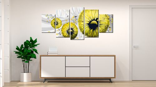 Obraz Na Płótnie 150X70 Żółte Dmuchawce 2 na Arena.pl
