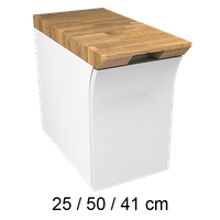 Szafka łazienkowa pod umywalkę 25/50/41 cm podwieszana