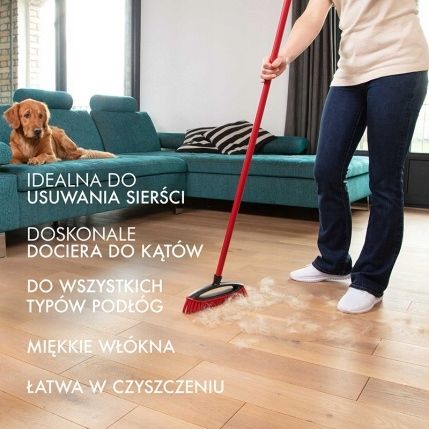 Szczotka do zamiatania sierści i włosów Always Clean Vileda Pet Pro na Arena.pl
