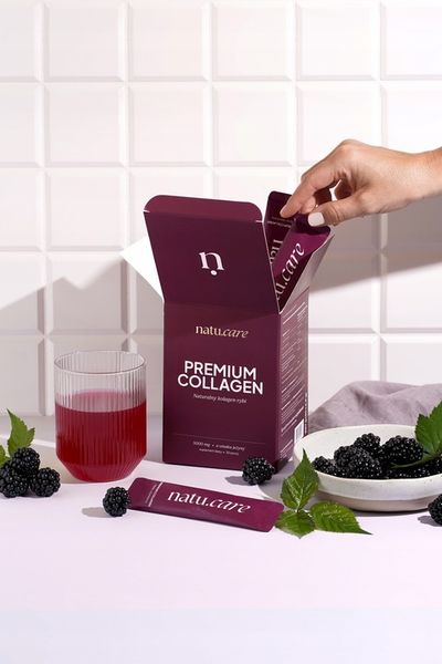 Kolagen Rybi Do Picia Na Zmarszczki w Proszku 5000 mg Natu Care Jeżyna zdjęcie 7