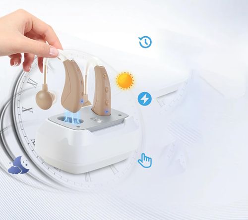 Wzmacniacz słuchu za uchem z redukcją szumów WEIYII VHP-1021 POWYSTAWOWY na Arena.pl