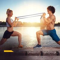 ZESTAW 4 GUM OPOROWYCH DO TRENINGU PODCIĄGANIA TAŚMY OPOROWE DO ROZCIĄGANIA