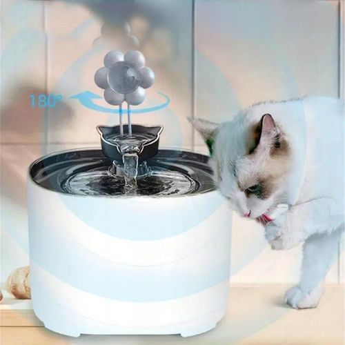 POIDEŁKO MISKA POIDŁO CICHA FONTANNA DLA KOTA PSA 2,2L AUTOMATYCZNE PŁOMYK na Arena.pl