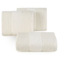 Ręcznik bawełniany Emma 2 30x50 cm kremowy z bordiurą