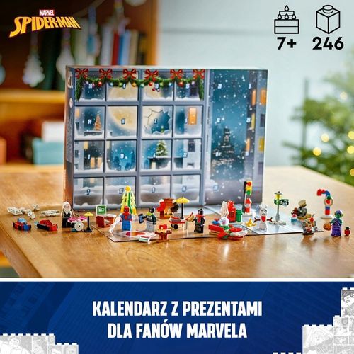 LEGO SPIDERMAN Oryginalny Kalendarz Adwentowy z okienkami Avengers Spidey na Arena.pl