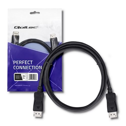 Qoltec DisplayPort v1.1 męski | DisplayPort v1.1 męski | 4K | 2m na Arena.pl
