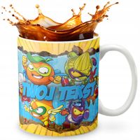 KUBEK 330ml GRAFIKA PREZENT ŚWIĘTA WZÓR - BAJKA SUPER ZINGSI + IMIĘ