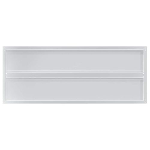 Półki ścienne, 2 szt., 100x40x3 cm, srebrna stal nierdzewna na Arena.pl