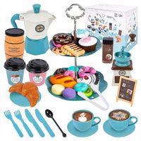 SERWIS DLA DZIECI XXL zestaw do herbaty kawy filiżanki cukiernia kawiarnia