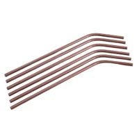 słomki metalowe do napojów berlinger haus bh-2982 rose gold