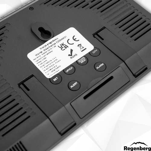 stacja pogodowa termometr meteo budzik bezprzewodowa czujnik stacja pogody na Arena.pl