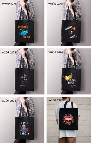 Torba z nadrukiem PREZENT dla dziadka SUPER na Arena.pl