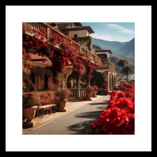 Plakat 30x30cm Czerwona Idylla na Arena.pl
