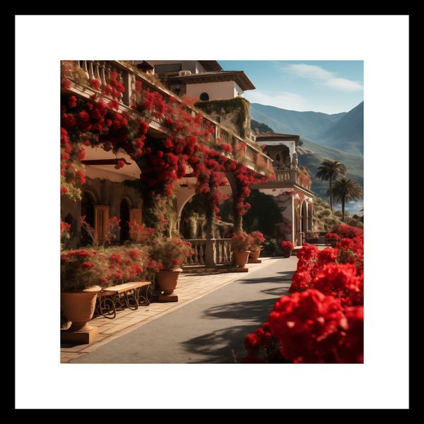Plakat 30x30cm Czerwona Idylla zdjęcie 3