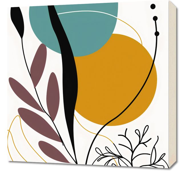Obraz 60x60cm Akwarelowe Przebudzenie zdjęcie 1