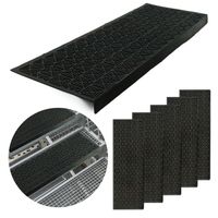 NAKŁADKI NA SCHODY 5 sztuk WYCIERACZKA GUMOWA ANTYPOŚLIZGOWA NA ZEWNĄTRZ