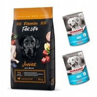 Fitmin For Life DOG Junior Large Breeds 12kg + 2 puszki Morando GRATIS