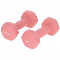 HANTELKI DO ĆWICZEŃ MIĘŚNI TRENINGU FITNESS 2X1,5 KG CIĘŻARKI HANTLE ZESTAW