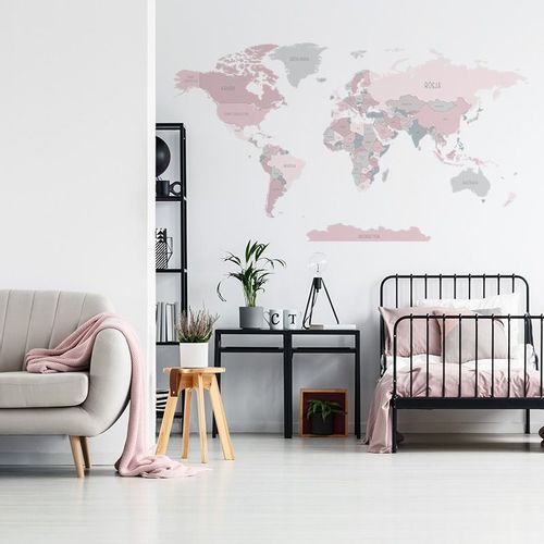 Naklejka Mapa Świata DK345 L na Arena.pl