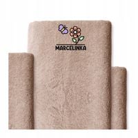 Ręcznik z haftem RÓŻNE WZORY 140x70 bawełniany prezent Z IMIENIEM