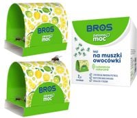 bros - zielona moc lep na muszki owocówki 2 szt.