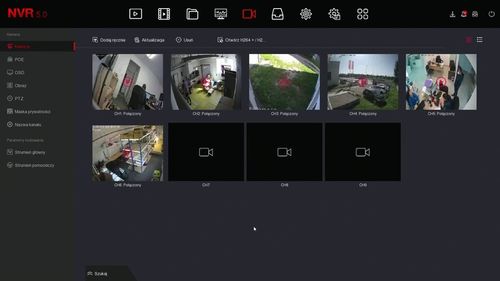 REJESTRATOR DO MONITORINGU SIECIOWY NVR IP 9 KANAŁOWY 4XPOE 8MPx 4K HDMI na Arena.pl