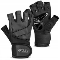 RĘKAWICZKI TRENINGOWE RĘKAWICE FITNESS Z USZTYWNIENIEM NADGARSTKA PRO