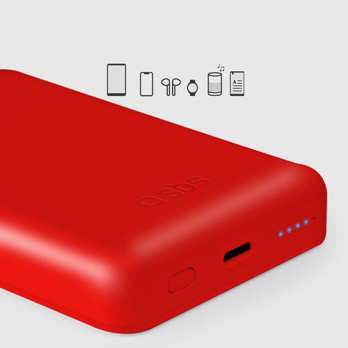 powerbank 5000 mah magsafe - czerwony na Arena.pl